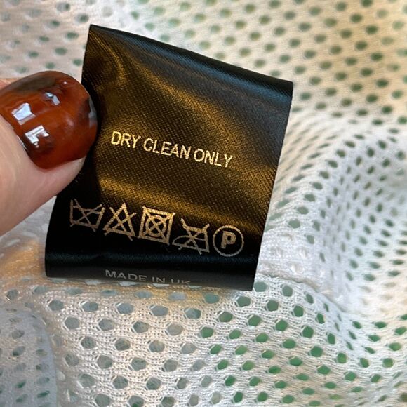 House of Holland Oversized Belted Ripstop Green Blazer 4 $575 Retail - Picture 9 of 11